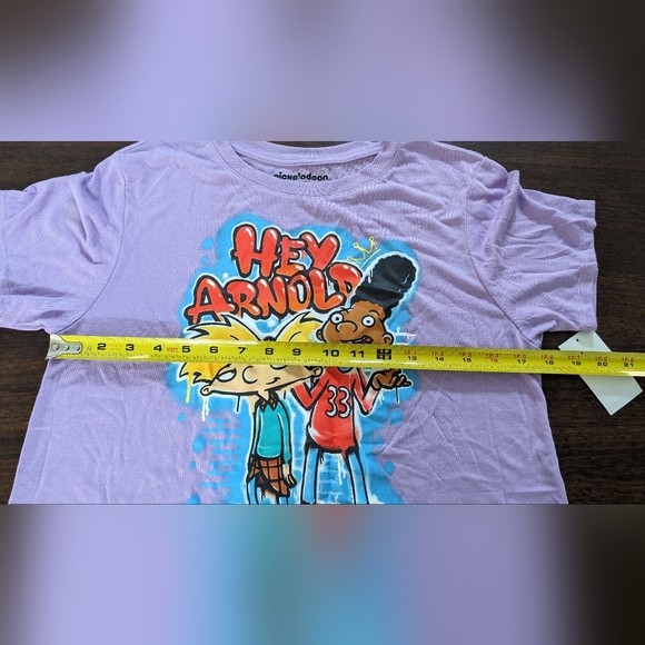 Nickelodeon Women's Hey Arnold! Graphic Short Sleeve T-shirt, Size L(11-13),NWT - Picture 4 of 5